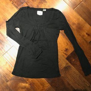 LINQ LOS ANGELES Long Sleeve Shirt Scoop Neck